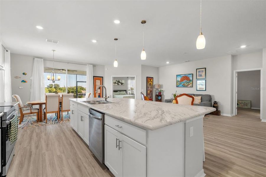 Furnished interior view inside a new home in , Davenport (Image 25).