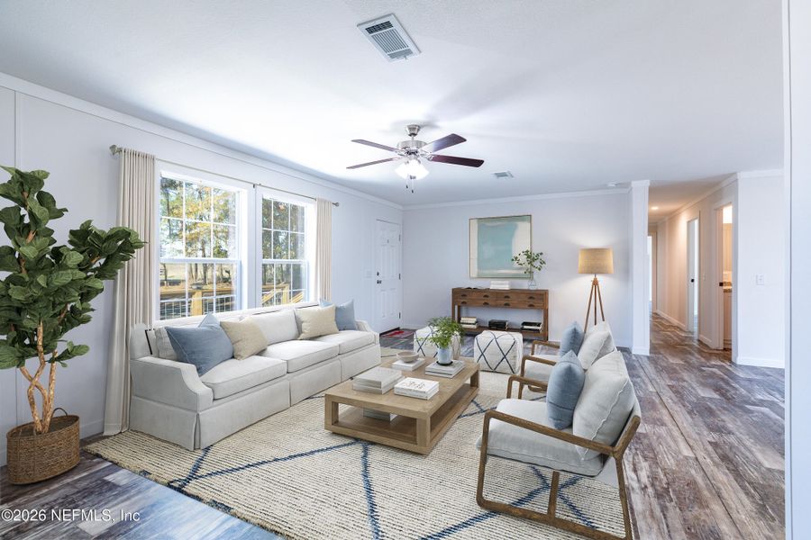 Furnished interior view inside a new home in , Lake Butler (Image 4).