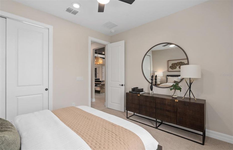 Furnished interior view inside a new home in Parkside Trails, Clermont (Image 21). Furnished interior view inside a new home in Parkside Trails, Clermont (Image 21).