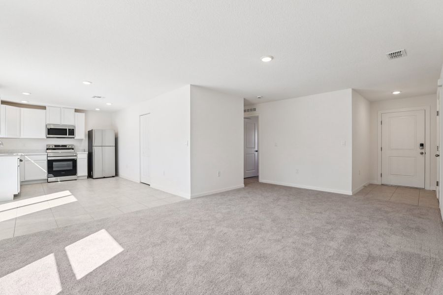 Representative unfurnished interior of a home built from the Poinsettia by Maronda Homes in Palm Coast, Palm Coast (Image 14).