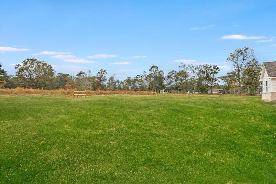 Property view - enhanced photos so you will see what it looks like when the grass starts growing back!