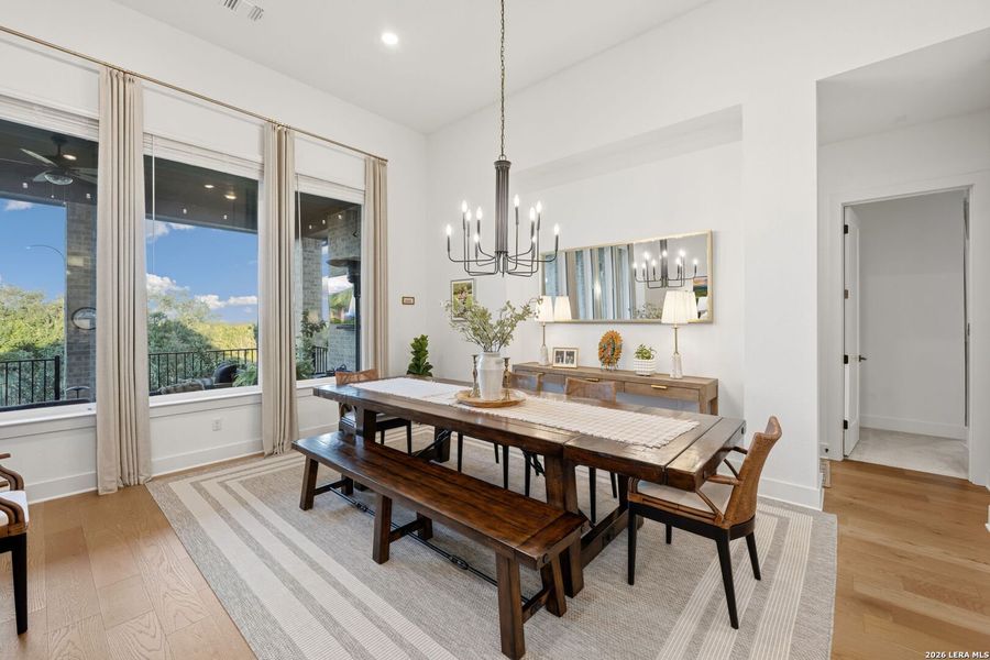 Furnished interior view inside a new home in La Cima, San Marcos (Image 31).