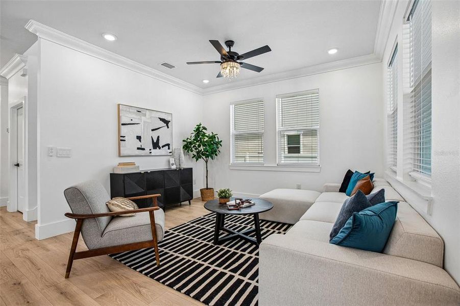 Furnished interior view inside a new home in , Tampa (Image 12).