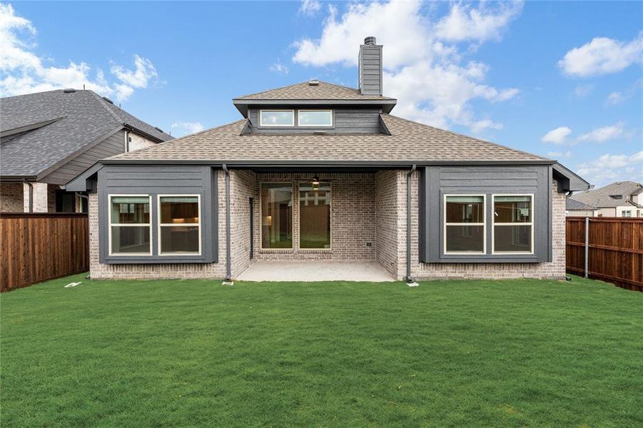 Exterior details and patio area of a home in Waterscape Classic 50s, Royse City (Image 3). Exterior details and patio area of a home in Waterscape Classic 50s, Royse City (Image 3).