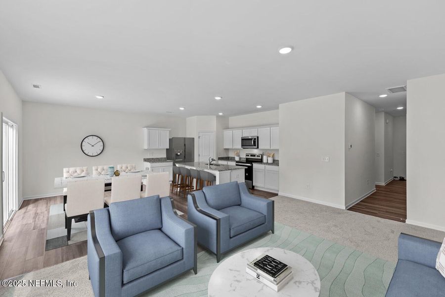 Furnished interior view inside a new home in , Palm Coast (Image 3).