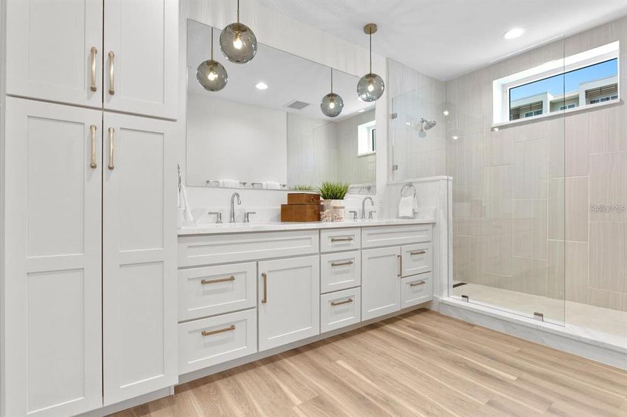 Furnished interior view inside a new home in , Clearwater (Image 21). Furnished interior view inside a new home in , Clearwater (Image 21).