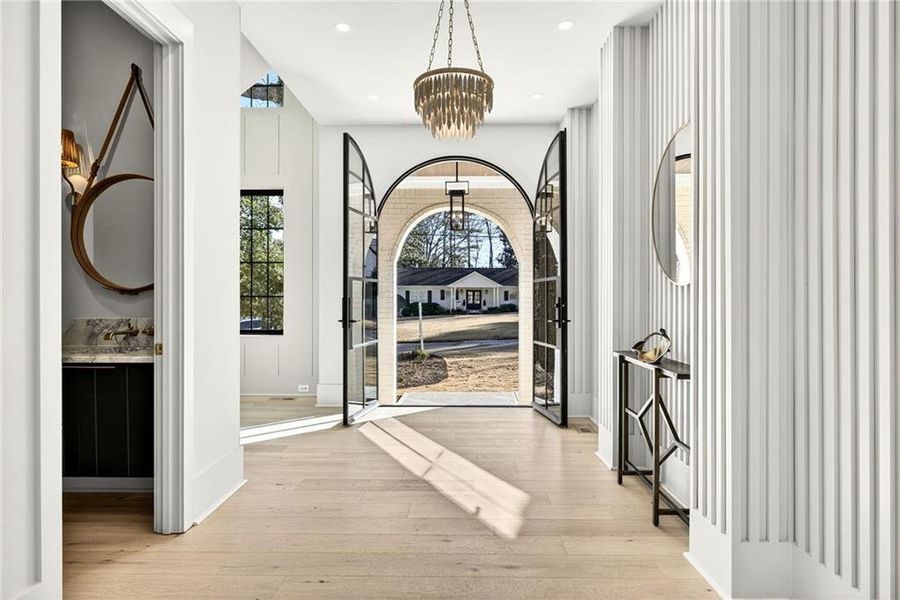 Furnished interior view inside a new home in , Atlanta (Image 10).