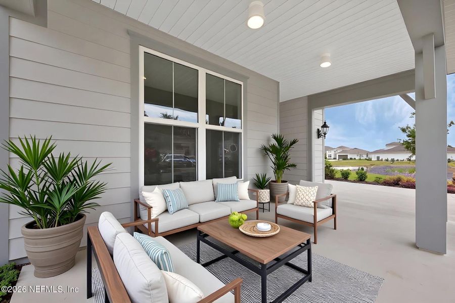 Exterior details and patio area of a home in Hyland Trail, Green Cove Springs (Image 23). Exterior details and patio area of a home in Hyland Trail, Green Cove Springs (Image 23).