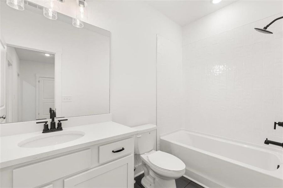 Furnished interior view inside a new home in Traditions of Braselton, Jefferson (Image 14).