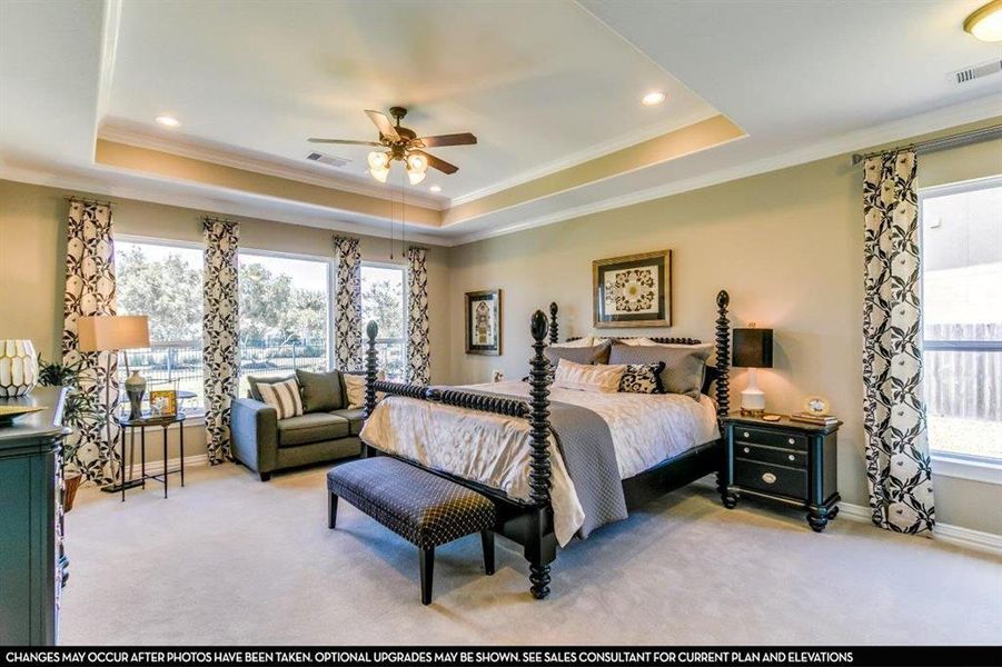 Furnished interior view inside a new home in Green Meadows, Celina (Image 10).