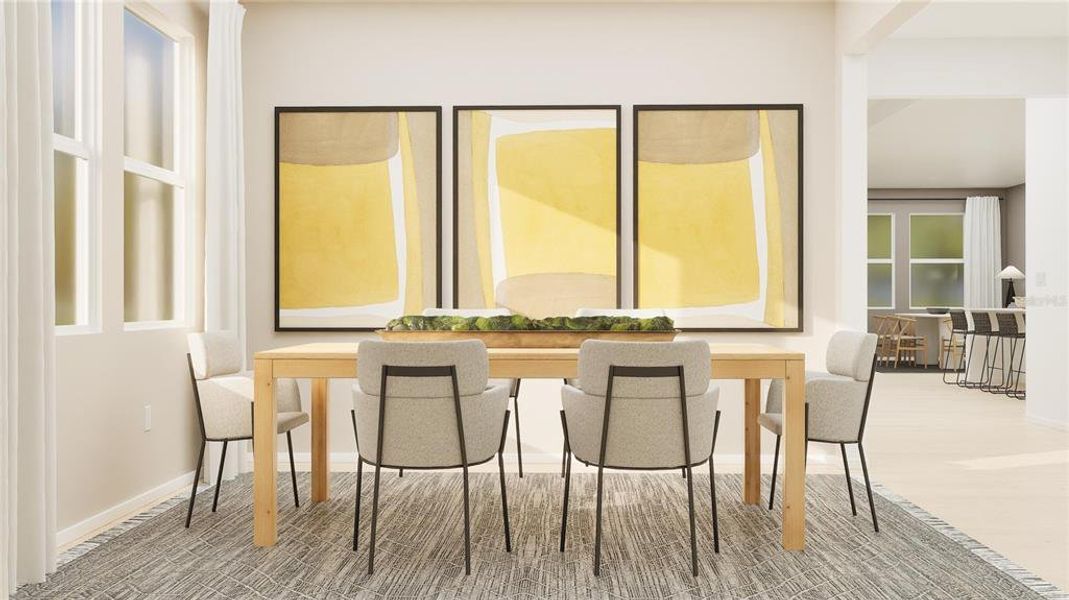 Furnished interior view inside a new home in Bridgewalk, St. Cloud (Image 6).