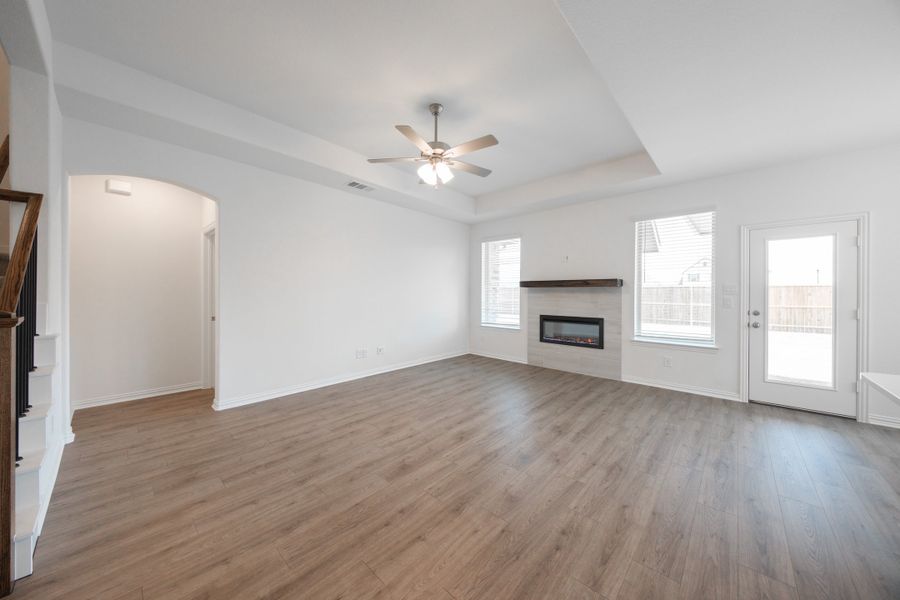Spacious, unfurnished interior of a new home in Brookville Estates, Forney (Image 19). Spacious, unfurnished interior of a new home in Brookville Estates, Forney (Image 19).