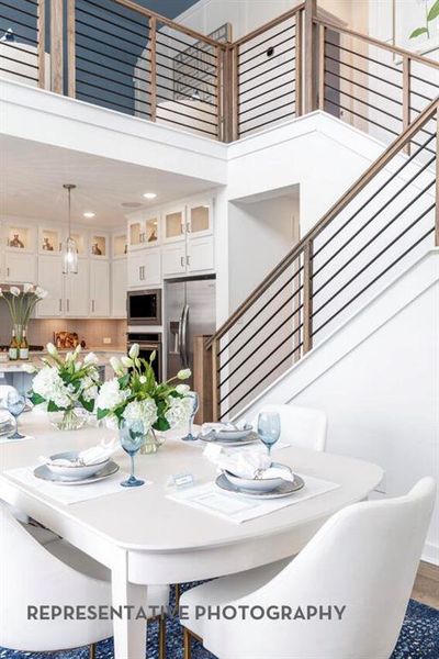 Furnished interior view inside a new home in The Parks at Wilson Creek, Celina (Image 6).