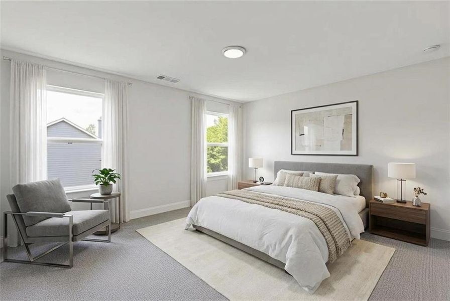 Furnished interior view inside a new home in , Dallas (Image 7).