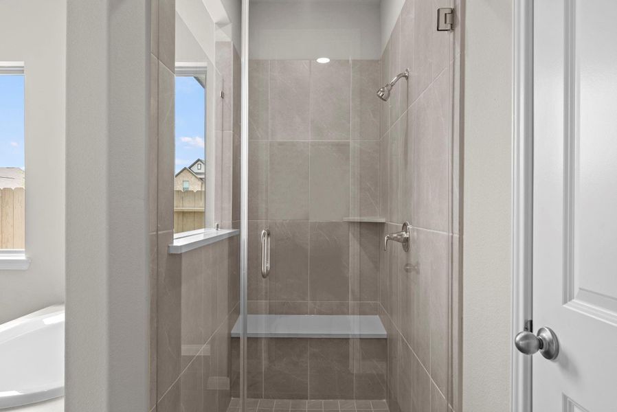 Furnished interior view inside a new home in Pomona, Manvel (Image 17).