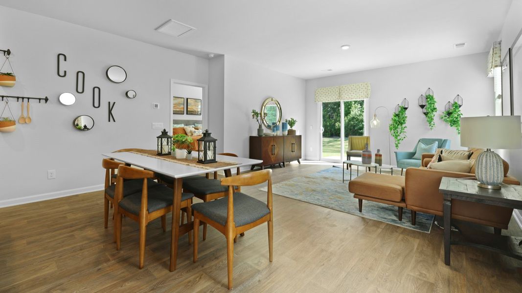 Furnished interior view inside a new home in Carolina Groves, Moncks Corner (Image 8).