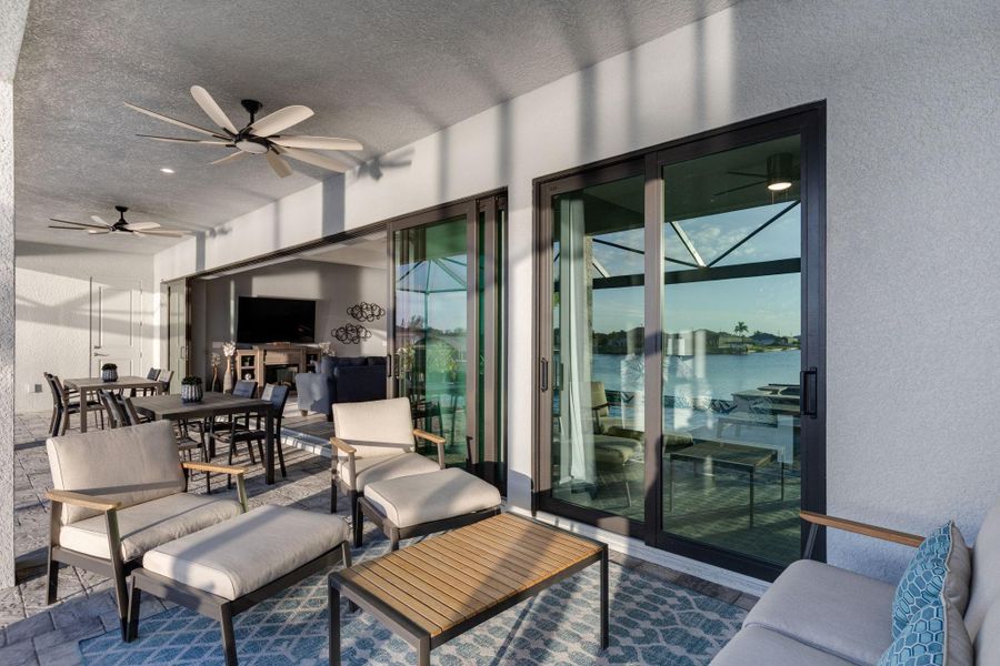 Exterior details and patio area of a home in , Cape Coral (Image 24). Exterior details and patio area of a home in , Cape Coral (Image 24).