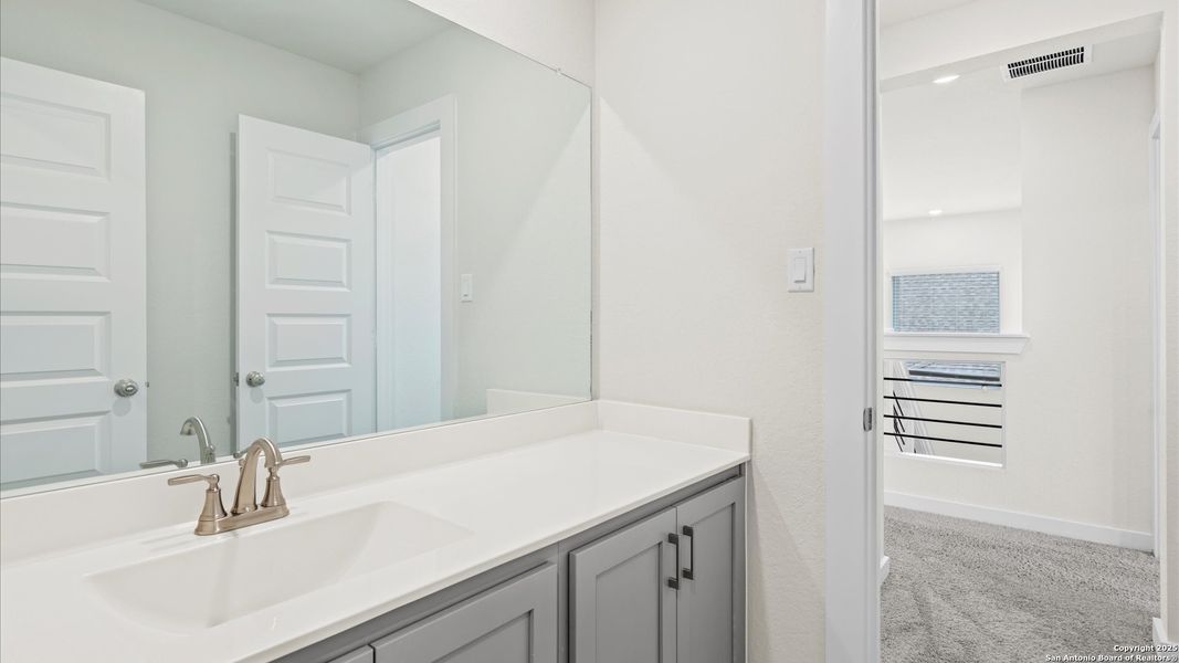 Furnished interior view inside a new home in Meyer Ranch, New Braunfels (Image 8). Furnished interior view inside a new home in Meyer Ranch, New Braunfels (Image 8).