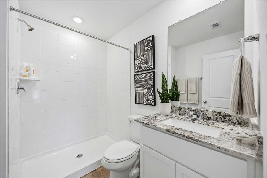 Furnished interior view inside a new home in Pineapple Square, Houston (Image 11).