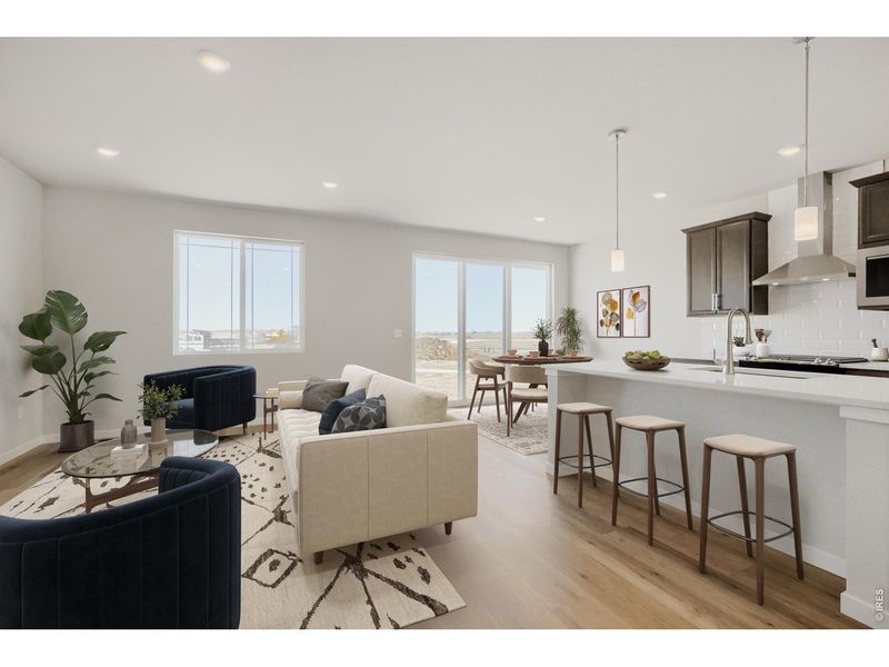 Furnished interior view inside a new home in Farmstead, Berthoud (Image 29).