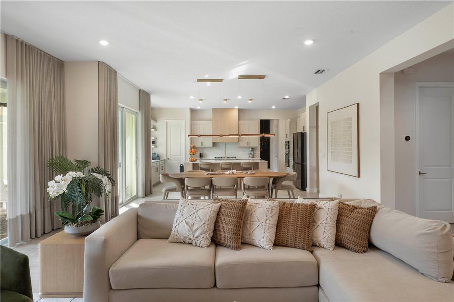 Furnished interior view inside a new home in Arden: The Waterford Collection, Loxahatchee (Image 16).