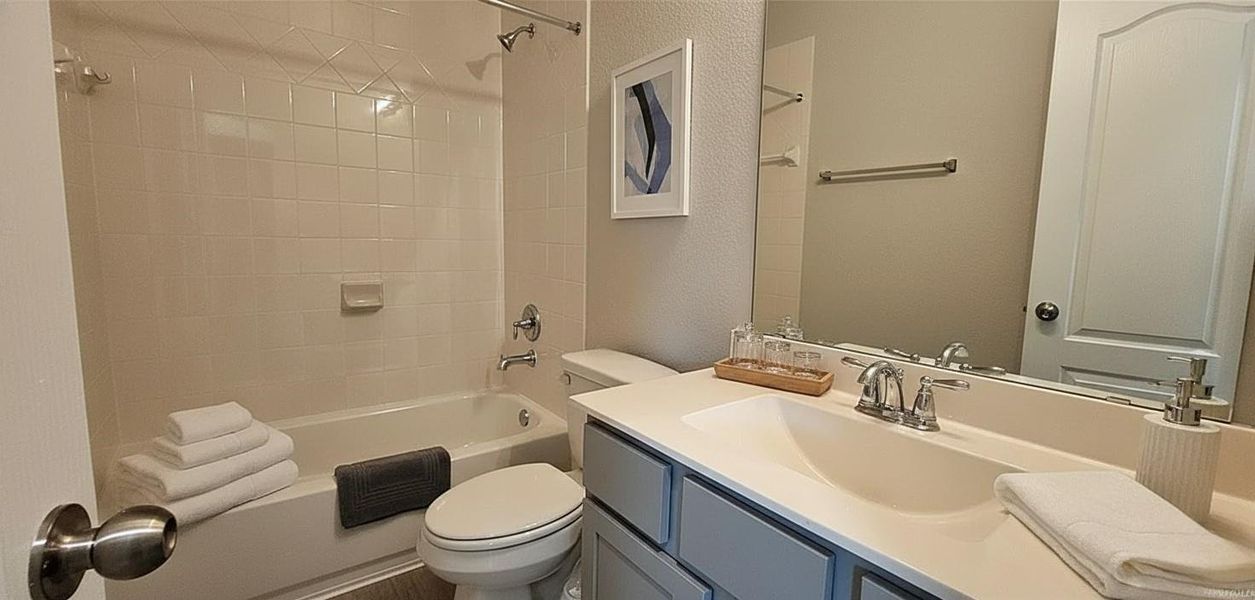 Furnished interior view inside a new home in Marvida, Cypress (Image 9). Furnished interior view inside a new home in Marvida, Cypress (Image 9).