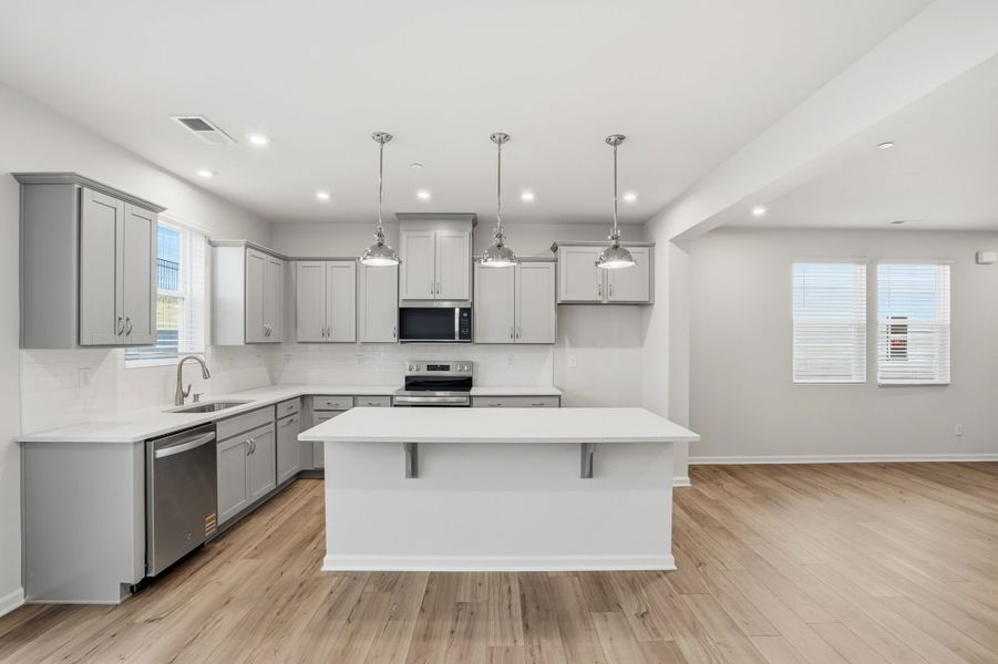 Furnished interior view inside a new home in Hedgecliff Townes, Kannapolis (Image 7).