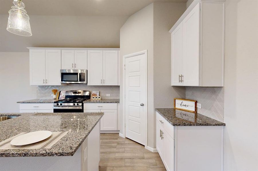 Furnished interior view inside a new home in The Preserve, Justin (Image 11). Furnished interior view inside a new home in The Preserve, Justin (Image 11).