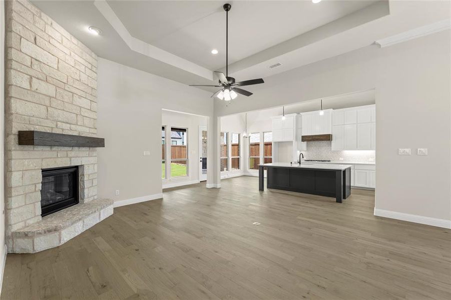Furnished interior view inside a new home in Gideon Grove, Phase 2, Rockwall (Image 6).