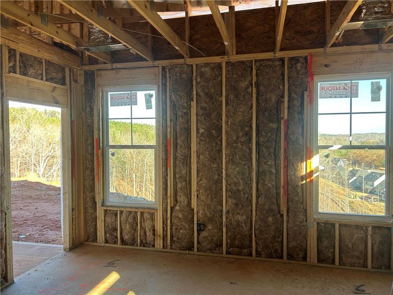 In-progress construction of a new home in Edwards Ridge, Central, SC (Image 16).