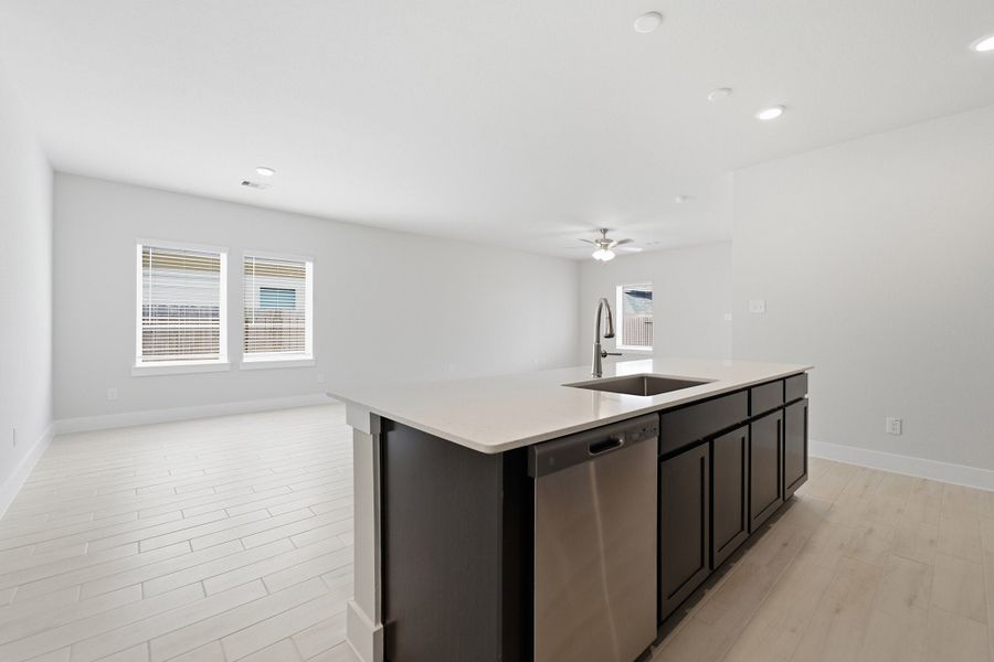 Furnished interior view inside a new home in Bluestem, Brookshire (Image 10).