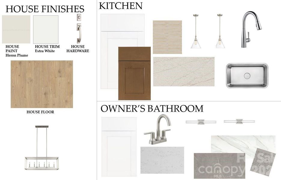 Sample of building materials used in homes in North Creek Village, Huntersville (Image 3).