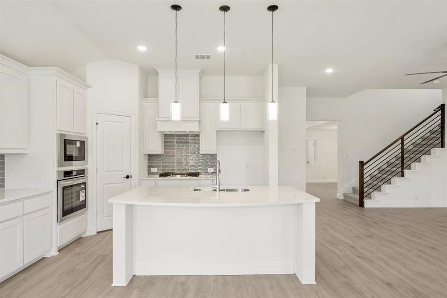 Furnished interior view inside a new home in Trees Farm, DeSoto (Image 9). Furnished interior view inside a new home in Trees Farm, DeSoto (Image 9).