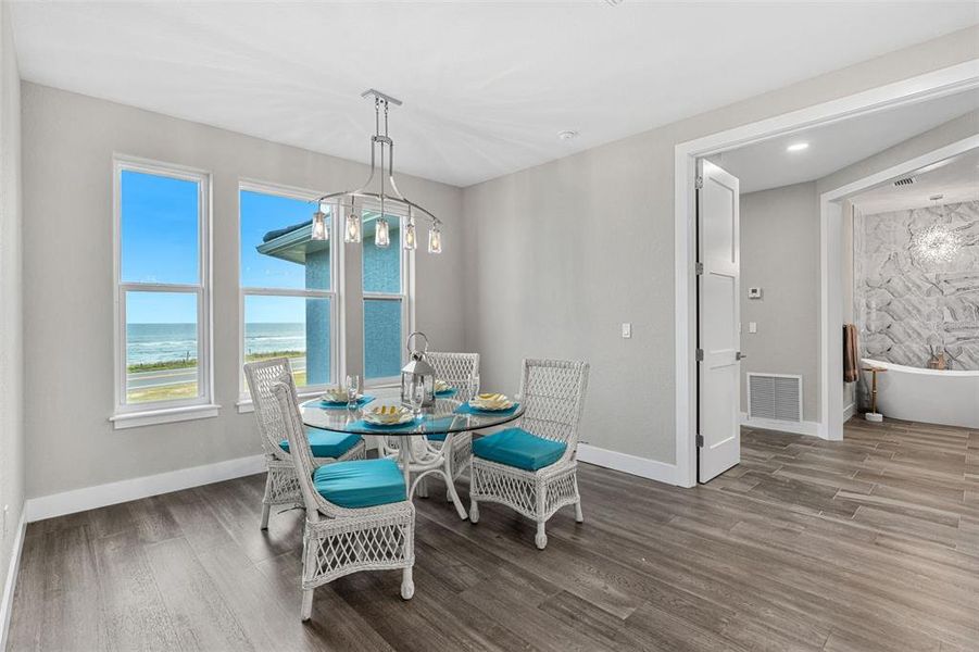 Furnished interior view inside a new home in , Flagler Beach (Image 16). Furnished interior view inside a new home in , Flagler Beach (Image 16).
