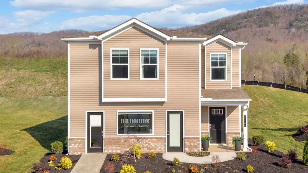 Front exterior of a new home in Emory Creek, Harriman, TN, highlighting curb appeal (Image 2).