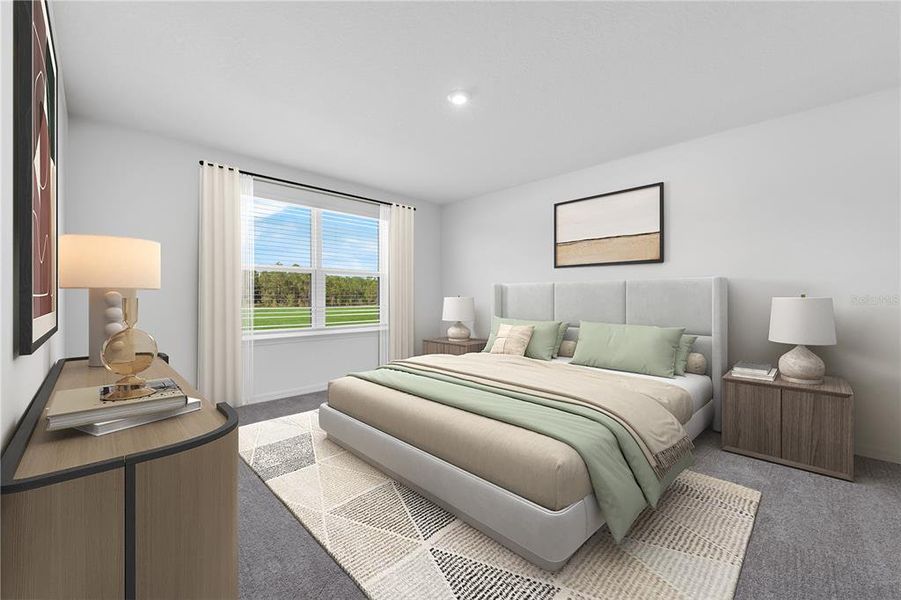 Furnished interior view inside a new home in Brack Ranch, St. Cloud (Image 14).