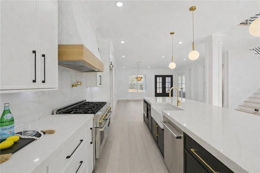 Furnished interior view inside a new home in , Grayson (Image 9).