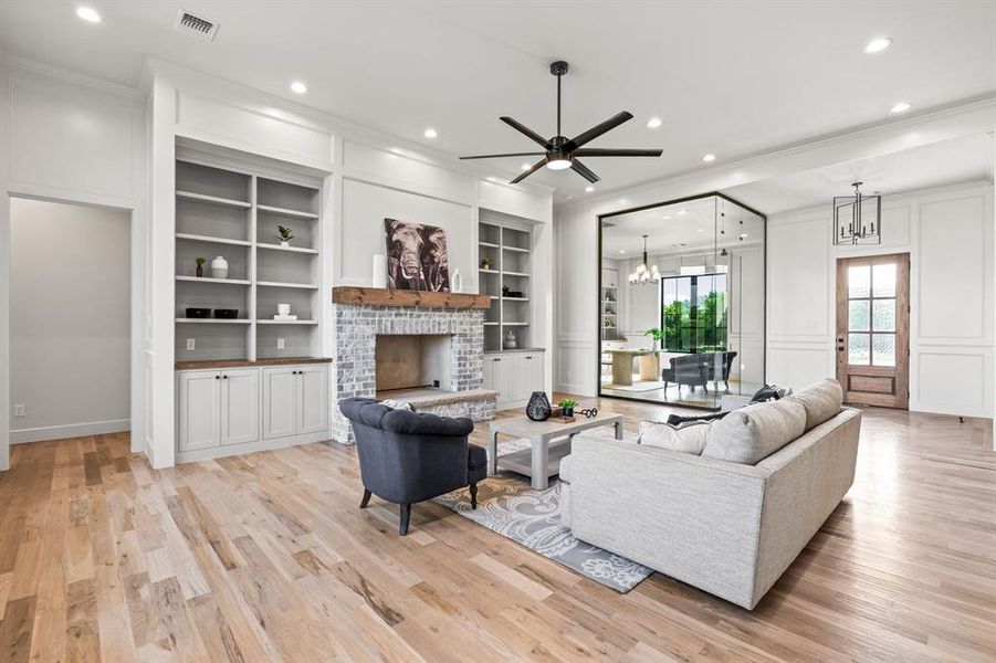 Furnished interior view inside a new home in , Aledo (Image 5).