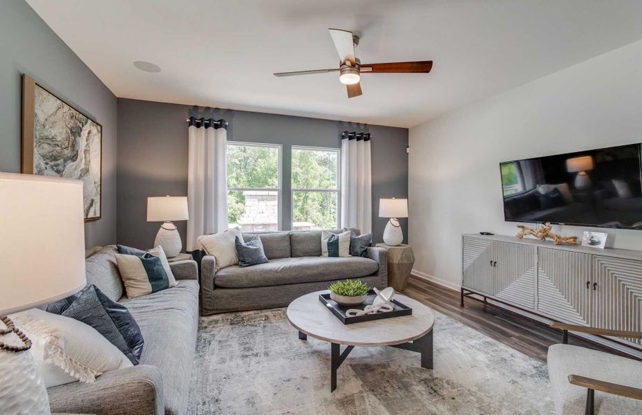 Furnished interior view inside a new home in Highlands of Carter's Station, Columbia (Image 6).