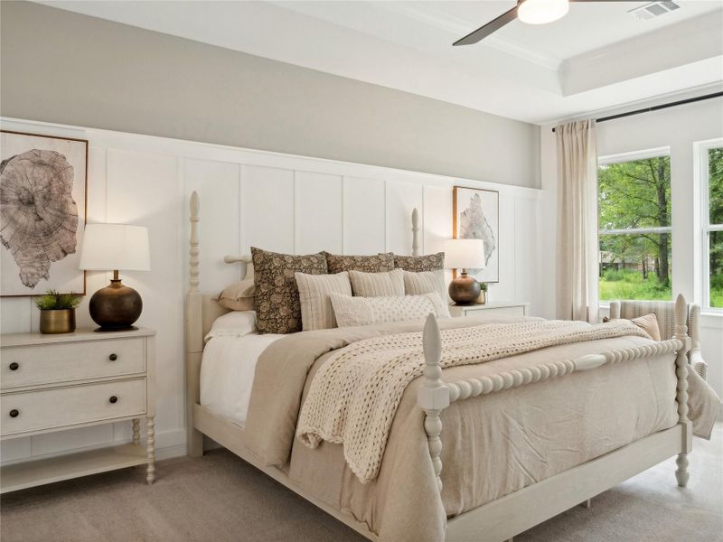 Spacious primary suite (*Photo not of actual home and used for illustration purposes only.) Spacious primary suite (*Photo not of actual home and used for illustration purposes only.)