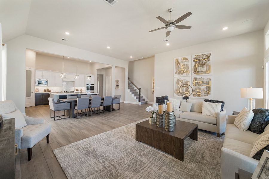 Furnished interior view inside a new home in Copia Pines, Montgomery (Image 6).