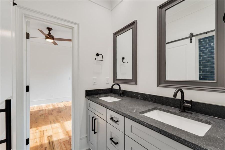 Furnished interior view inside a new home in , Atlanta (Image 17).