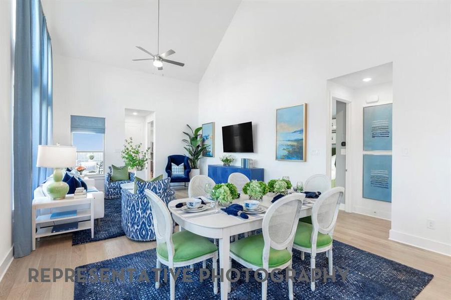 Furnished interior view inside a new home in Goodland, Midlothian (Image 28).
