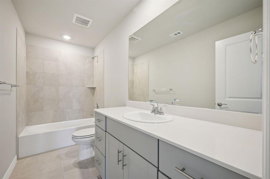 Photo is not of the actual home, but is an inspirational photo of builder’s model home and may depict options, furnishings, and/or decorator features that are not included.