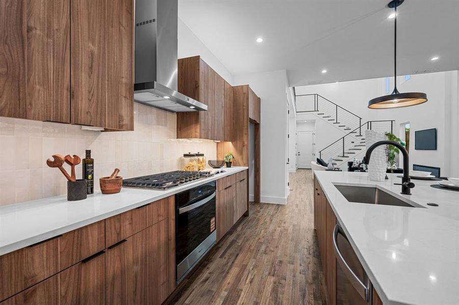 Furnished interior view inside a new home in , Dallas (Image 14). Furnished interior view inside a new home in , Dallas (Image 14).