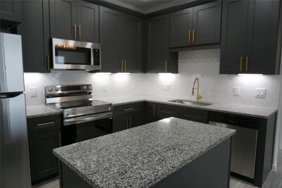 Furnished interior view inside a new home in , Willis (Image 9).