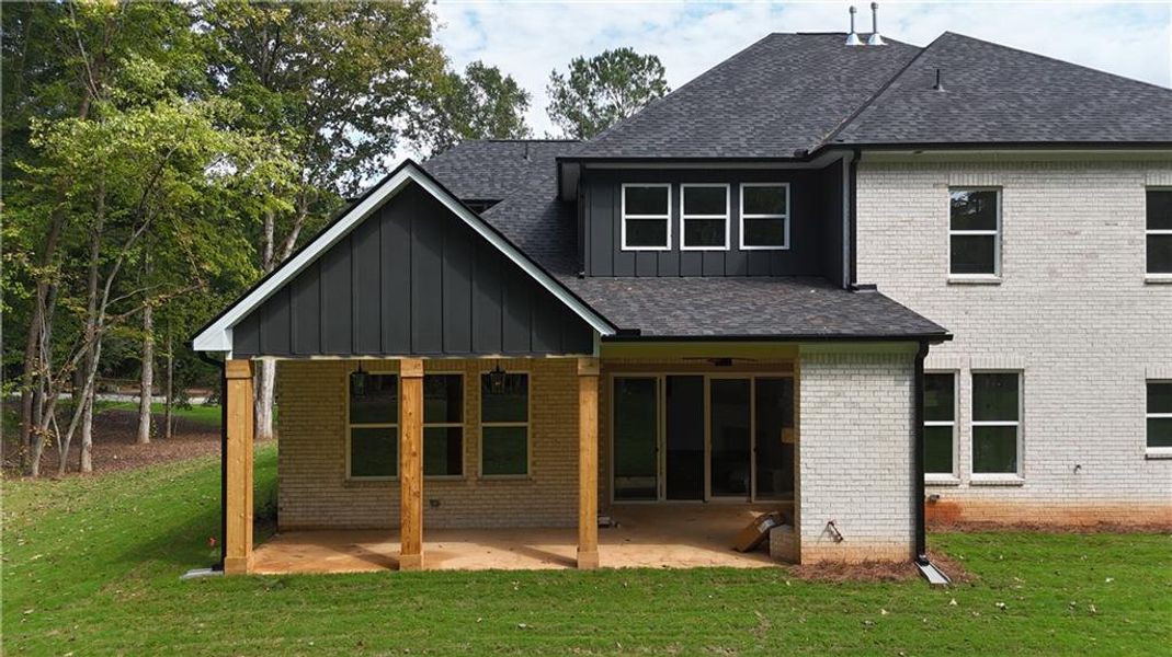 Exterior details and patio area of a home in , Monroe (Image 25). Exterior details and patio area of a home in , Monroe (Image 25).