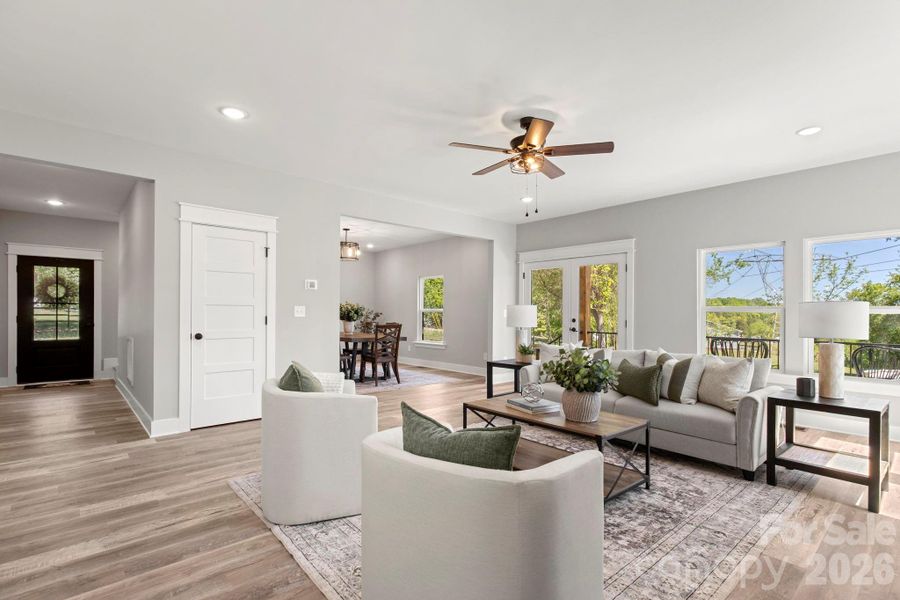 Furnished interior view inside a new home in , Denver (Image 35).
