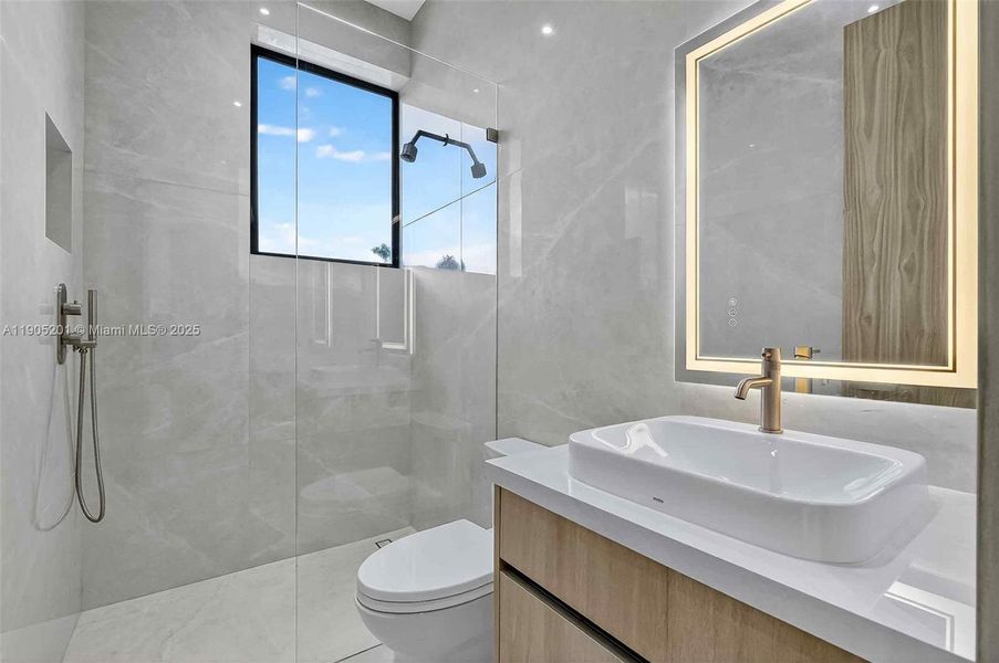 Furnished interior view inside a new home in , Miami Beach (Image 10). Furnished interior view inside a new home in , Miami Beach (Image 10).