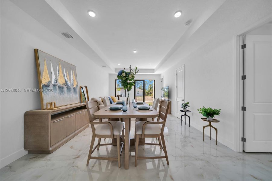 Furnished interior view inside a new home in , Labelle (Image 17). Furnished interior view inside a new home in , Labelle (Image 17).